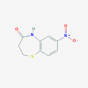 7-Nitro-2,3-dihydrobenzo[b][1,4]thiazepin-4(5H)-one