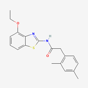 2-(2,4-dimethylphenyl)-N-(4-ethoxybenzo[d]thiazol-2-yl)acetamide