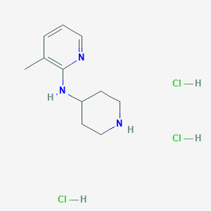 3-Methyl-N-(piperidin-4-yl)pyridin-2-amine trihydrochloride