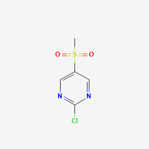 molecular formula C5H5ClN2O2S B2432127 2-氯-5-(甲磺酰基)嘧啶 CAS No. 321565-33-7