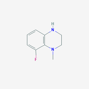 molecular formula C9H11FN2 B2432148 5-Fluoro-4-methyl-2,3-dihydro-1H-quinoxaline CAS No. 1554165-07-9