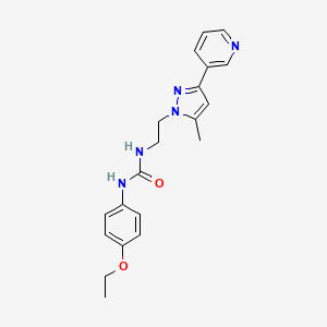1-(4-ethoxyphenyl)-3-(2-(5-methyl-3-(pyridin-3-yl)-1H-pyrazol-1-yl)ethyl)urea
