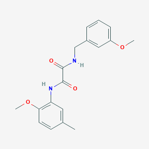 molecular formula C18H20N2O4 B2432173 N1-(2-methoxy-5-methylphenyl)-N2-(3-methoxybenzyl)oxalamide CAS No. 900000-71-7