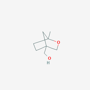 molecular formula C8H14O2 B2432178 (1-Methyl-2-oxabicyclo[2.2.1]heptan-4-yl)methanol CAS No. 2416234-83-6