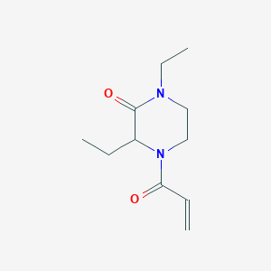 1,3-Diethyl-4-prop-2-enoylpiperazin-2-one