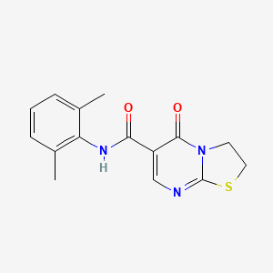 N-(2,6-dimethylphenyl)-5-oxo-3,5-dihydro-2H-thiazolo[3,2-a]pyrimidine-6-carboxamide