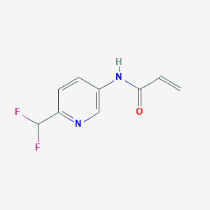 N-[6-(Difluoromethyl)pyridin-3-yl]prop-2-enamide