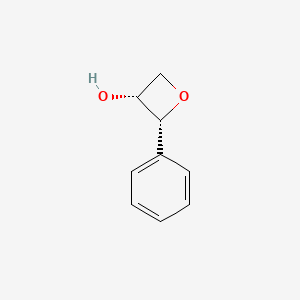 molecular formula C9H10O2 B2432230 Rel-(2R,3R)-2-phenyloxetan-3-ol CAS No. 87056-64-2