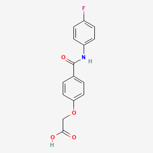 2-(4-((4-Fluorophenyl)carbamoyl)phenoxy)acetic acid