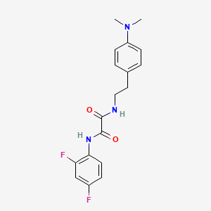 N1-(2,4-difluorophenyl)-N2-(4-(dimethylamino)phenethyl)oxalamide