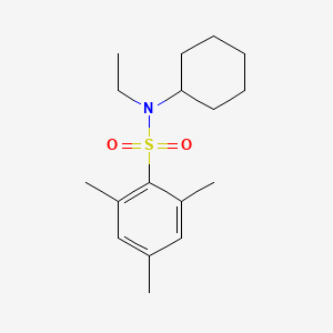 molecular formula C17H27NO2S B2432237 N-cyclohexyl-N-ethyl-2,4,6-trimethylbenzenesulfonamide CAS No. 330467-19-1