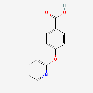 4-((3-Methylpyridin-2-yl)oxy)benzoic acid