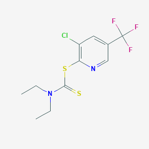 [3-chloro-5-(trifluoromethyl)pyridin-2-yl] N,N-diethylcarbamodithioate