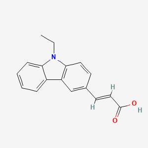 molecular formula C17H15NO2 B2432284 (2E)-3-(9-ethyl-9H-carbazol-3-yl)acrylic acid CAS No. 24122-82-5