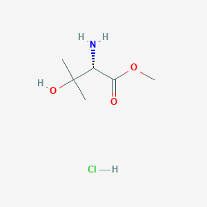 (S)-Methyl 2-amino-3-hydroxy-3-methylbutanoate hydrochloride