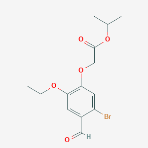 Isopropyl (5-bromo-2-ethoxy-4-formylphenoxy)acetate