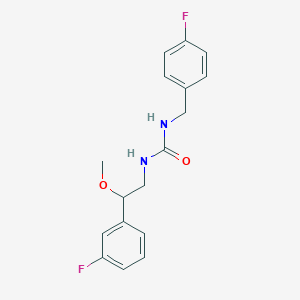 molecular formula C17H18F2N2O2 B2432362 1-(4-Fluorobenzyl)-3-(2-(3-fluorophenyl)-2-methoxyethyl)urea CAS No. 1796949-69-3