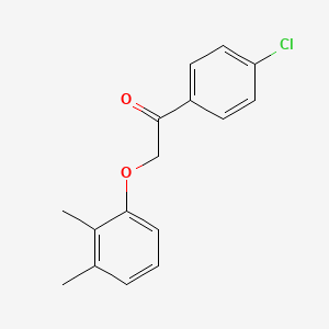 molecular formula C16H15ClO2 B2432387 1-(4-Chlorphenyl)-2-(2,3-Dimethylphenoxy)-1-ethanon CAS No. 338400-71-8