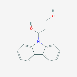 molecular formula C15H15NO2 B243245 1-(9H-carbazol-9-yl)-1,3-propanediol 