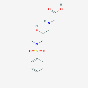 molecular formula C13H20N2O5S B2432459 2-((3-(N,4-二甲苯磺酰胺基)-2-羟基丙基)氨基)乙酸 CAS No. 1040643-52-4