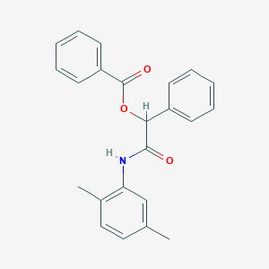 molecular formula C23H21NO3 B243246 2-(2,5-Dimethylanilino)-2-oxo-1-phenylethyl benzoate 