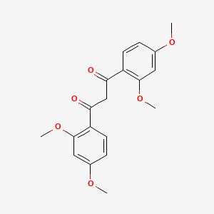 molecular formula C19H20O6 B2432476 1,3-Bis(2,4-dimethoxyphenyl)propane-1,3-dione CAS No. 32140-93-5