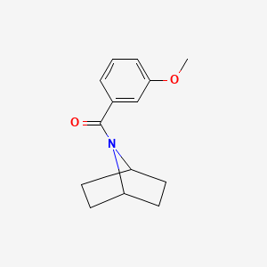 molecular formula C14H17NO2 B2432481 ((1s,4s)-7-Azabicyclo[2.2.1]heptan-7-yl)(3-methoxyphenyl)methanone CAS No. 502925-83-9