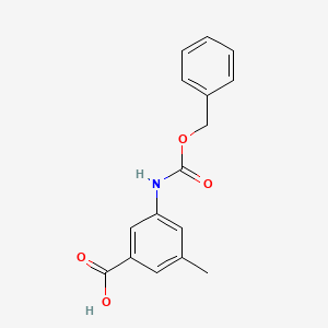 3-Methyl-5-(phenylmethoxycarbonylamino)benzoic acid