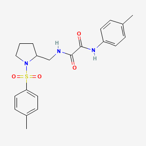 N1-(p-tolyl)-N2-((1-tosylpyrrolidin-2-yl)methyl)oxalamide