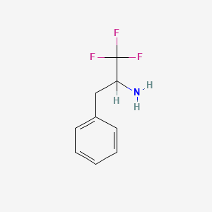 B2432513 1,1,1-Trifluoro-3-phenylpropan-2-amine CAS No. 137624-19-2; 404-20-6