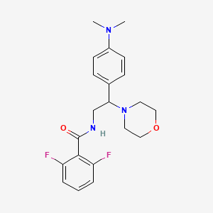 N-(2-(4-(dimethylamino)phenyl)-2-morpholinoethyl)-2,6-difluorobenzamide