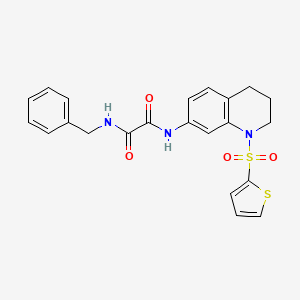 N1-benzyl-N2-(1-(thiophen-2-ylsulfonyl)-1,2,3,4-tetrahydroquinolin-7-yl)oxalamide