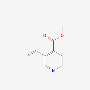 molecular formula C9H9NO2 B2432539 Methyl 3-ethenylpyridine-4-carboxylate CAS No. 1467773-42-7