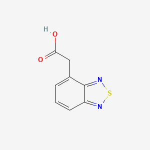 molecular formula C8H6N2O2S B2432572 2-(2,1,3-苯并噻二唑-4-基)乙酸 CAS No. 42816-77-3