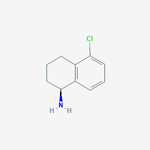 molecular formula C10H12ClN B2432583 （S）-5-氯-1,2,3,4-四氢萘-1-胺 CAS No. 1213364-80-7