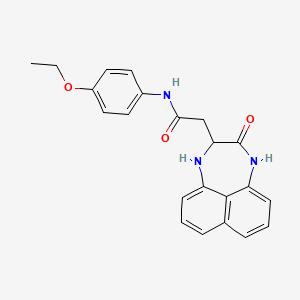N-(4-ethoxyphenyl)-2-(3-oxo-1,2,3,4-tetrahydronaphtho[1,8-ef][1,4]diazepin-2-yl)acetamide