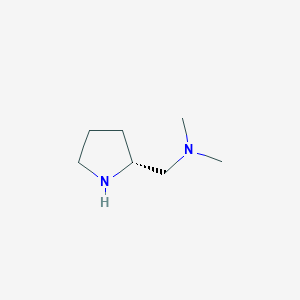 molecular formula C7H16N2 B2432619 (R)-2-(Dimethylamino)methylpyrrolidine CAS No. 1166842-56-3