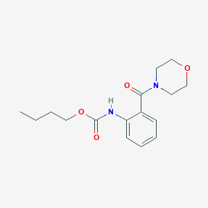 molecular formula C16H22N2O4 B243262 Butyl 2-(4-morpholinylcarbonyl)phenylcarbamate 