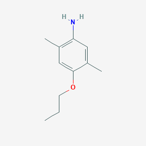 molecular formula C11H17NO B2432647 2,5-Dimethyl-4-propoxyaniline CAS No. 1216243-93-4
