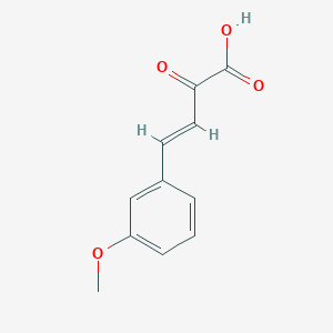 molecular formula C11H10O4 B2432735 4-(3-甲氧基苯基)-2-氧代丁-3-烯酸 CAS No. 65152-37-6