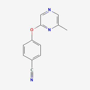 4-[(6-Methylpyrazin-2-yl)oxy]benzonitrile