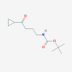 Tert-butyl N-(4-cyclopropyl-4-oxobutyl)carbamate
