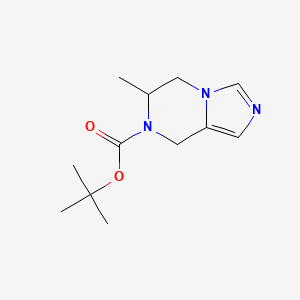 tert-butyl 6-methyl-5,6-dihydroimidazo[1,5-a]pyrazine-7(8H)-carboxylate