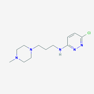molecular formula C12H20ClN5 B2432943 6-氯-N-(3-(4-甲基哌嗪-1-基)丙基)吡哒嗪-3-胺 CAS No. 1351393-89-9