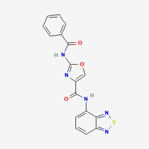 2-benzamido-N-(benzo[c][1,2,5]thiadiazol-4-yl)oxazole-4-carboxamide