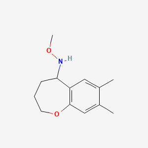 N-methoxy-7,8-dimethyl-2,3,4,5-tetrahydro-1-benzoxepin-5-amine
