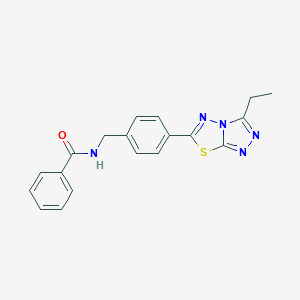 N-[4-(3-ethyl[1,2,4]triazolo[3,4-b][1,3,4]thiadiazol-6-yl)benzyl]benzamide