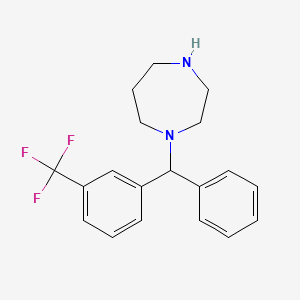 1-(Phenyl[3-(trifluoromethyl)phenyl]methyl)-1,4-diazepane