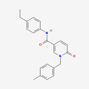molecular formula C22H22N2O2 B2433041 N-(4-ethylphenyl)-1-[(4-methylphenyl)methyl]-6-oxopyridine-3-carboxamide CAS No. 941973-46-2