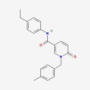 N-(4-ethylphenyl)-1-[(4-methylphenyl)methyl]-6-oxo-1,6-dihydropyridine-3-carboxamide